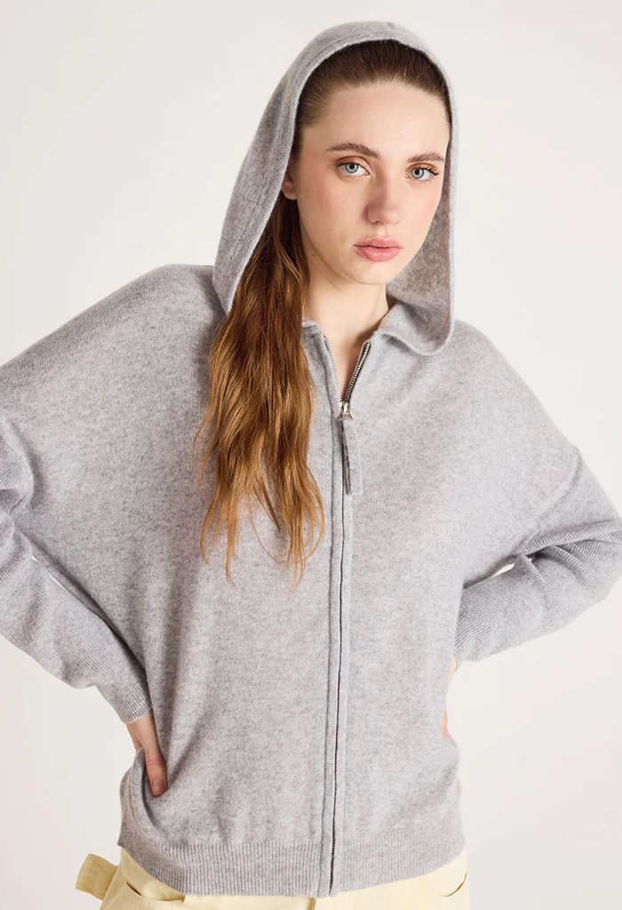 Evelyn Top - Light Heather Grey - Image 3