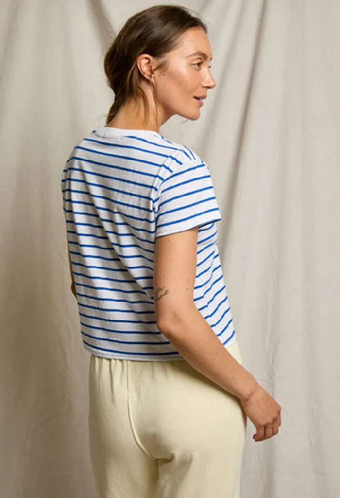 Everett Box Crew - Cobalt Stripe - Image 6