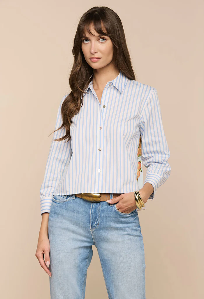 Fawn Beach Print Shirt - Multi Beach Scarf - Image 3