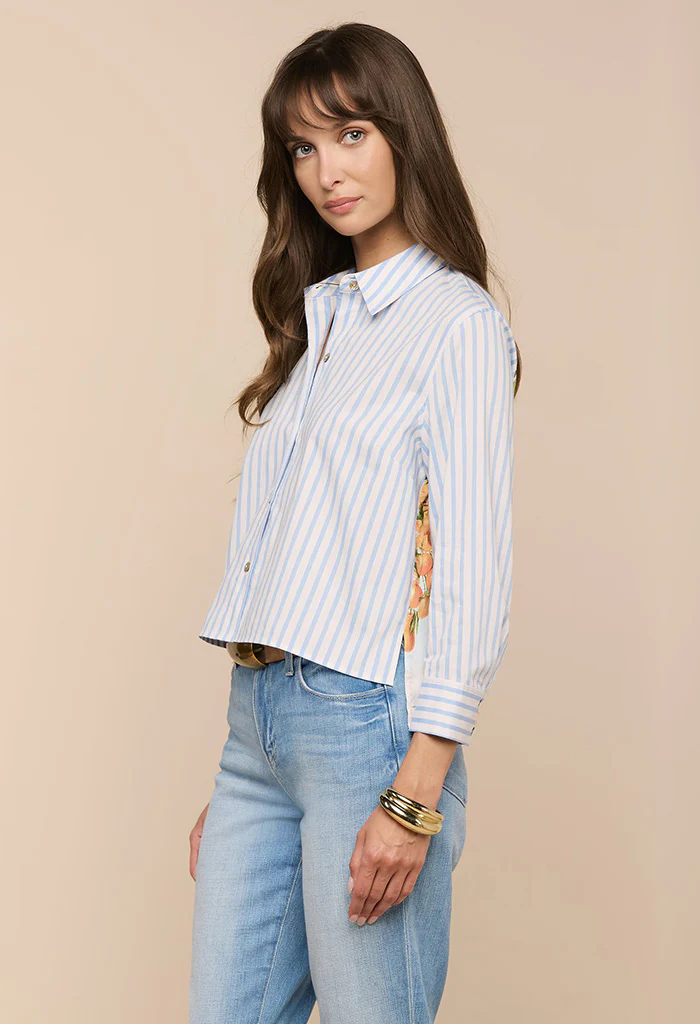 Fawn Beach Print Shirt - Multi Beach Scarf - Image 5