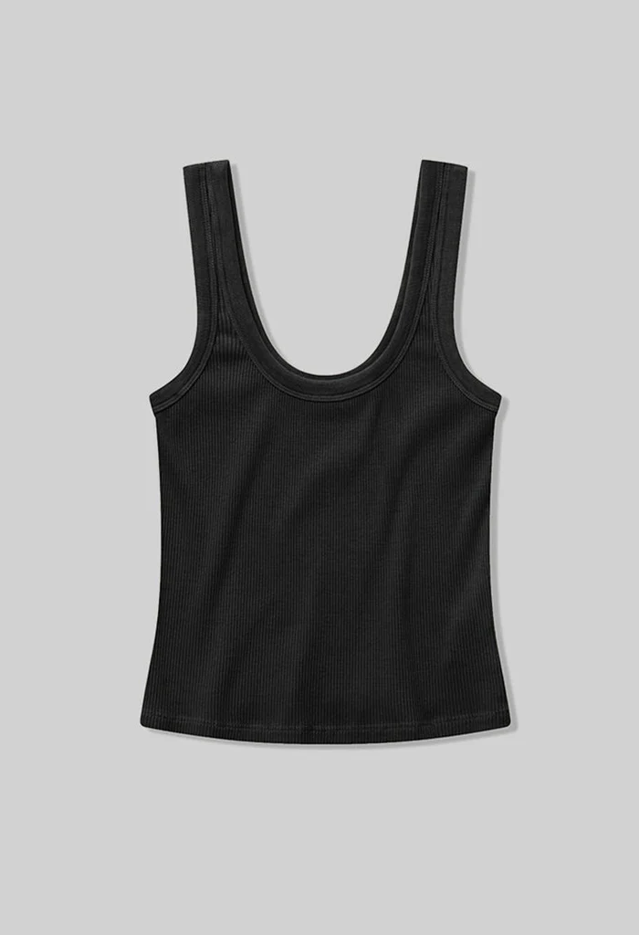 Faye Tank - Black - Image 7