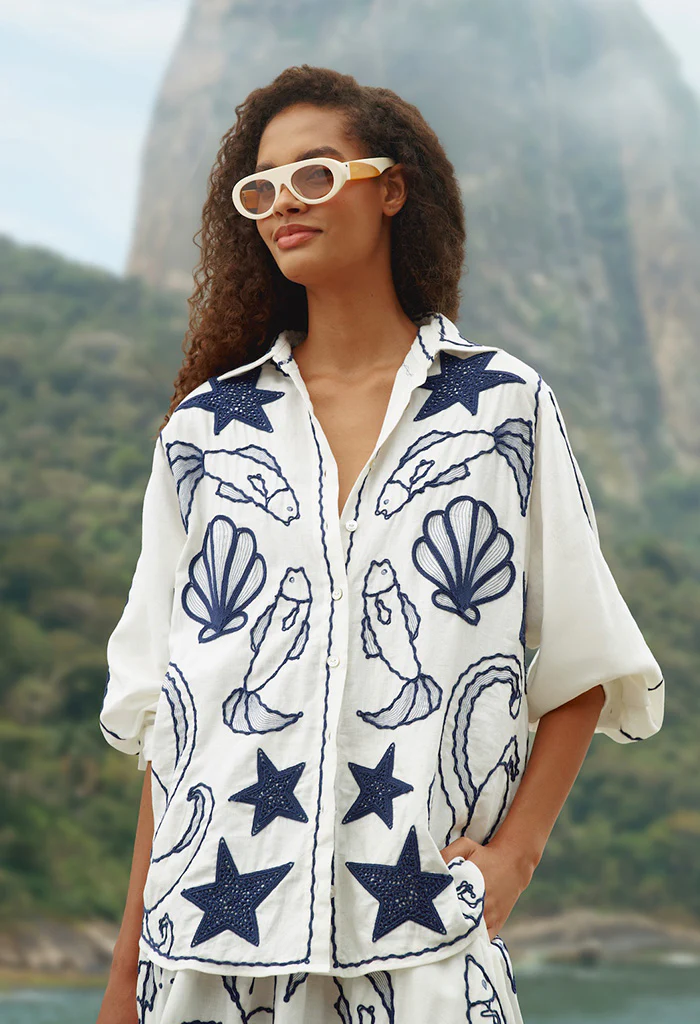 Fresh Fish Shirt - Off-White - Image 3