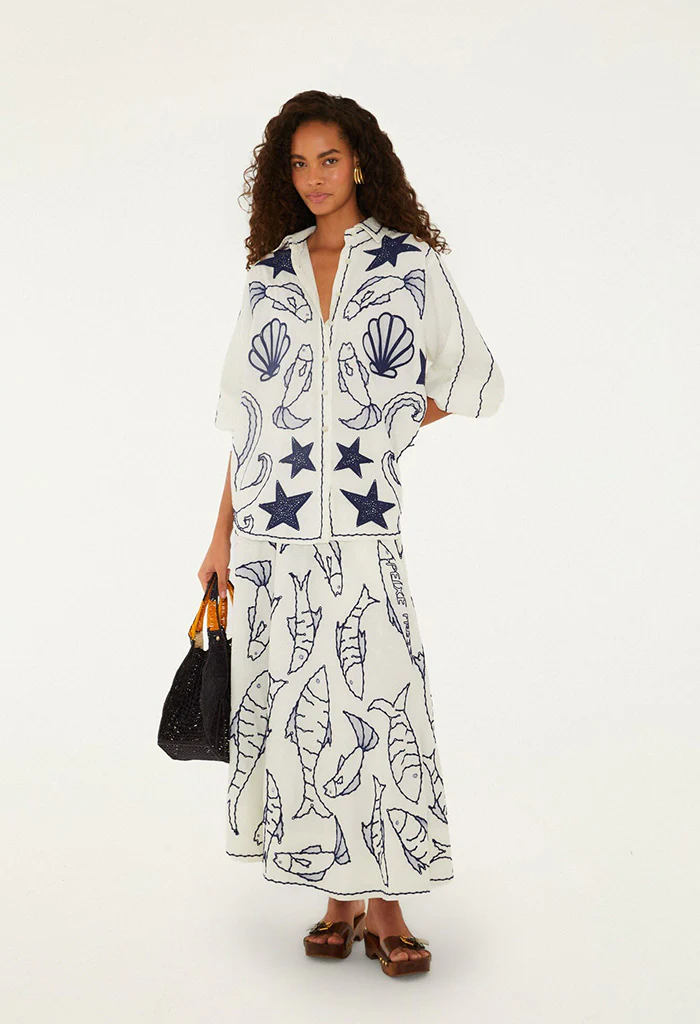 Fresh Fish Shirt - Off-White - Image 5