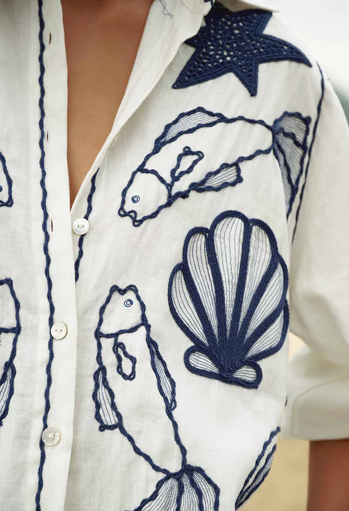 Fresh Fish Shirt - Off-White - Image 7
