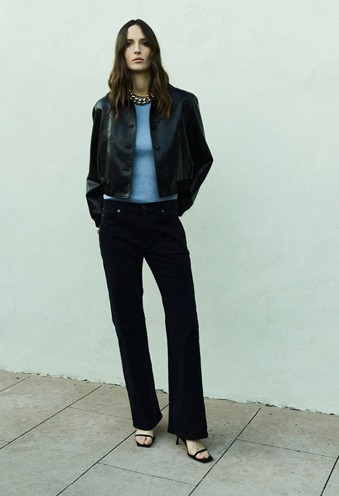 Genova Low Rise Bootcut - Navy - Image 3