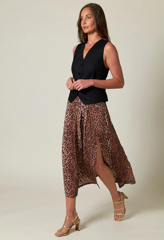 Georgia Skirt - Leopard - Image 5