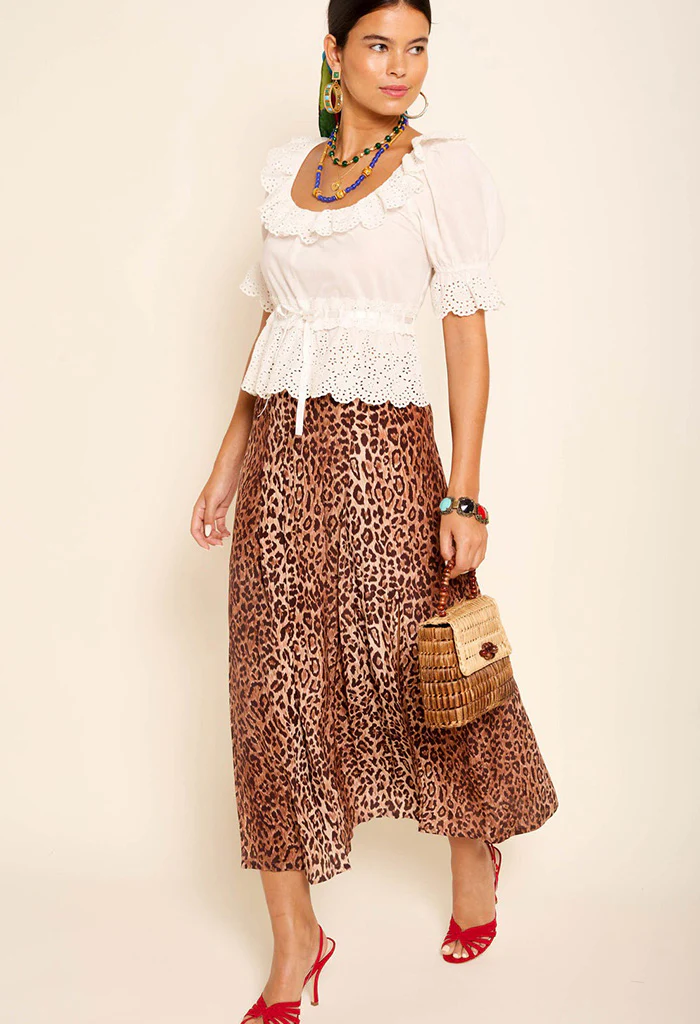Georgia Skirt - Leopard - Image 8