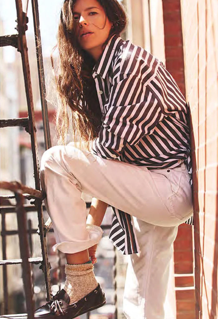 Gillian Shirt - Ink Stripe - Image 2