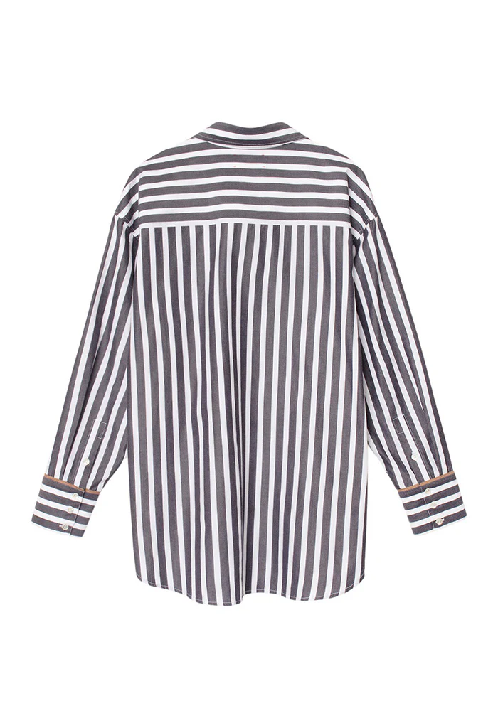 Gillian Shirt - Ink Stripe - Image 6