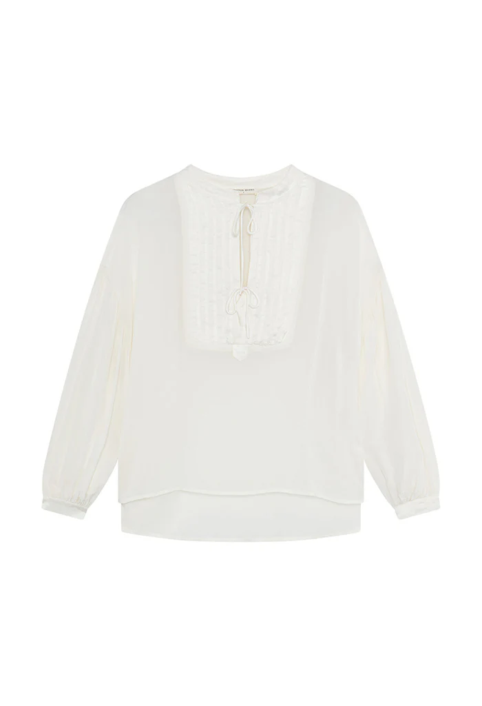 Giovanni Blouse - Tuxedo Pearl