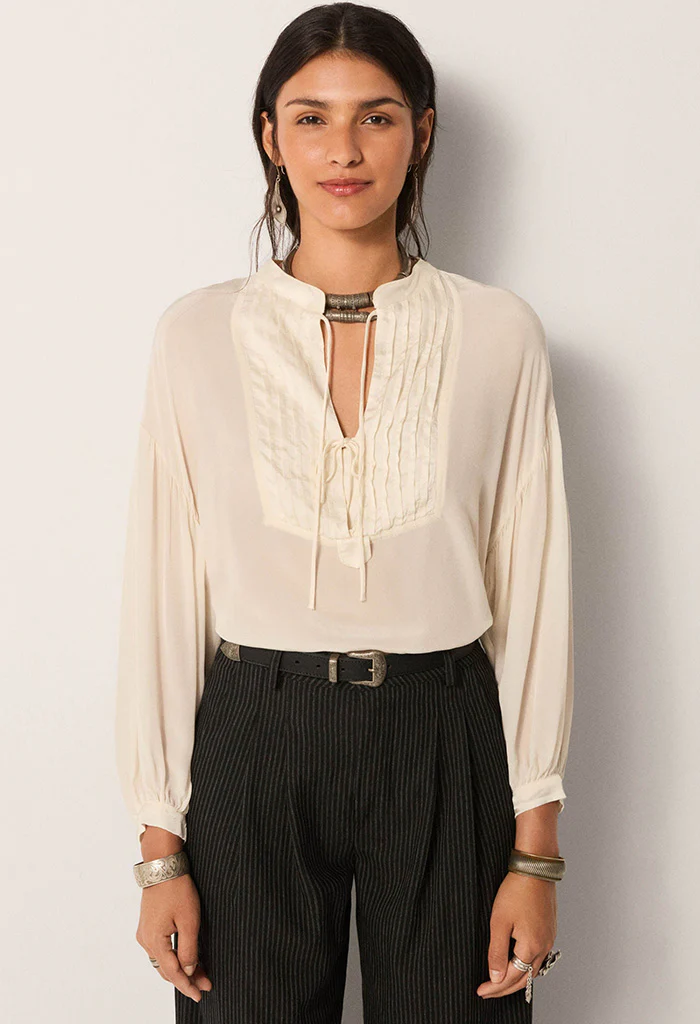 Giovanni Blouse - Tuxedo Pearl - Image 2