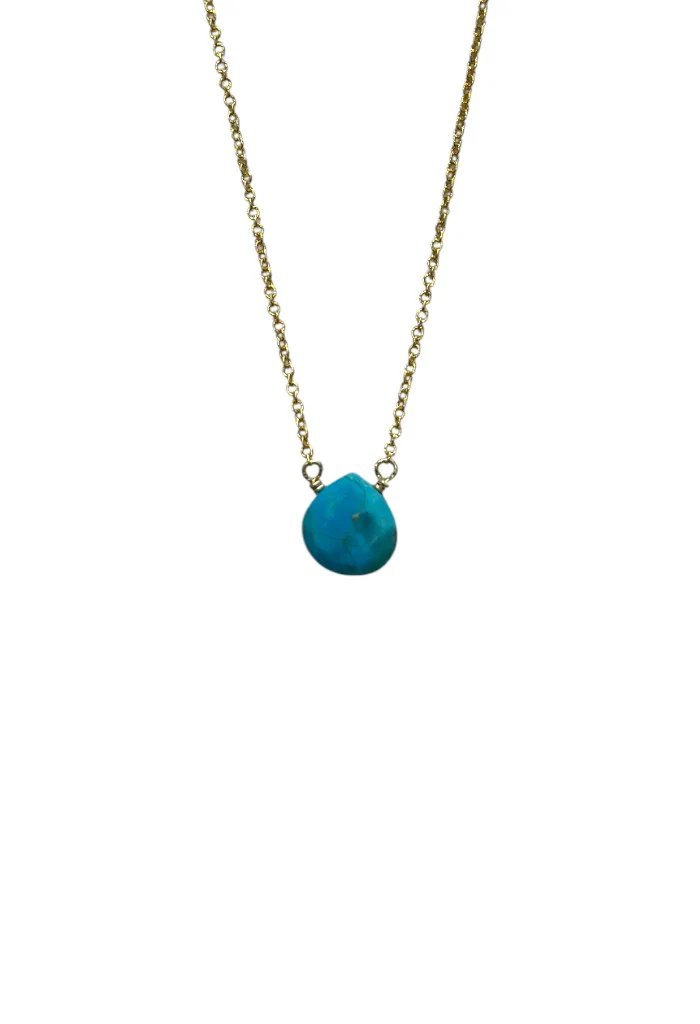 Turquoise W/ Gold Chain