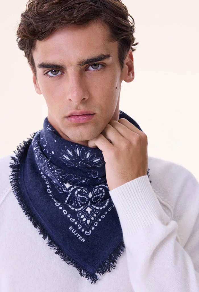 Hachiko Bandana - Marine Fonce - Image 2