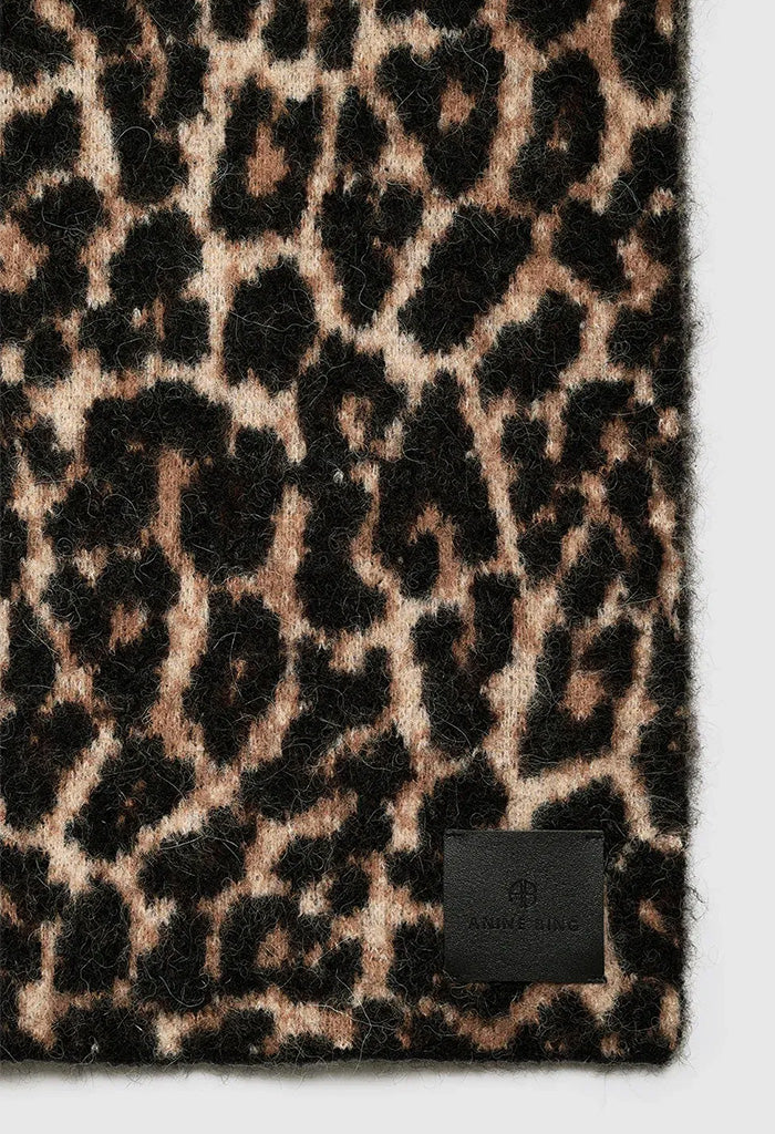Hannah Scarf - Black And Brown Leopard - Image 4
