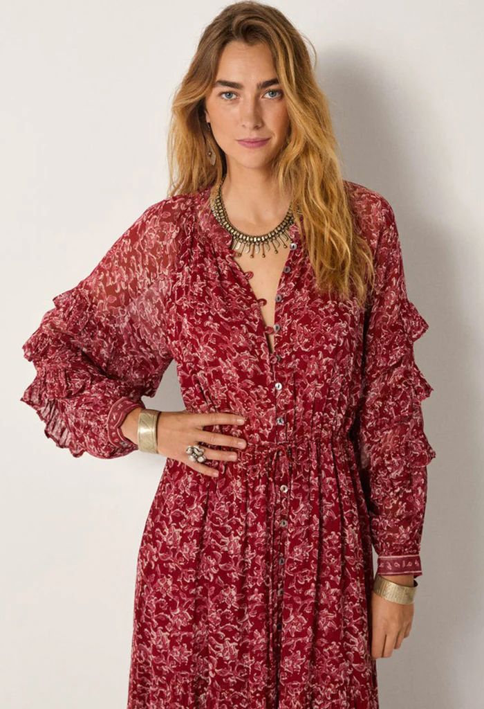 Harper Dress - Red Lion - Image 5