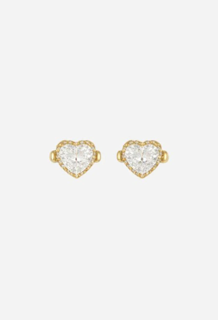 Heart Jewelry Buttons - Gold - Image 4