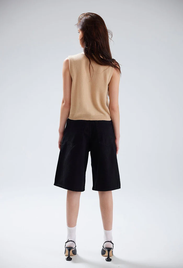 Jada Button Up Tank - Biscotti - Image 6