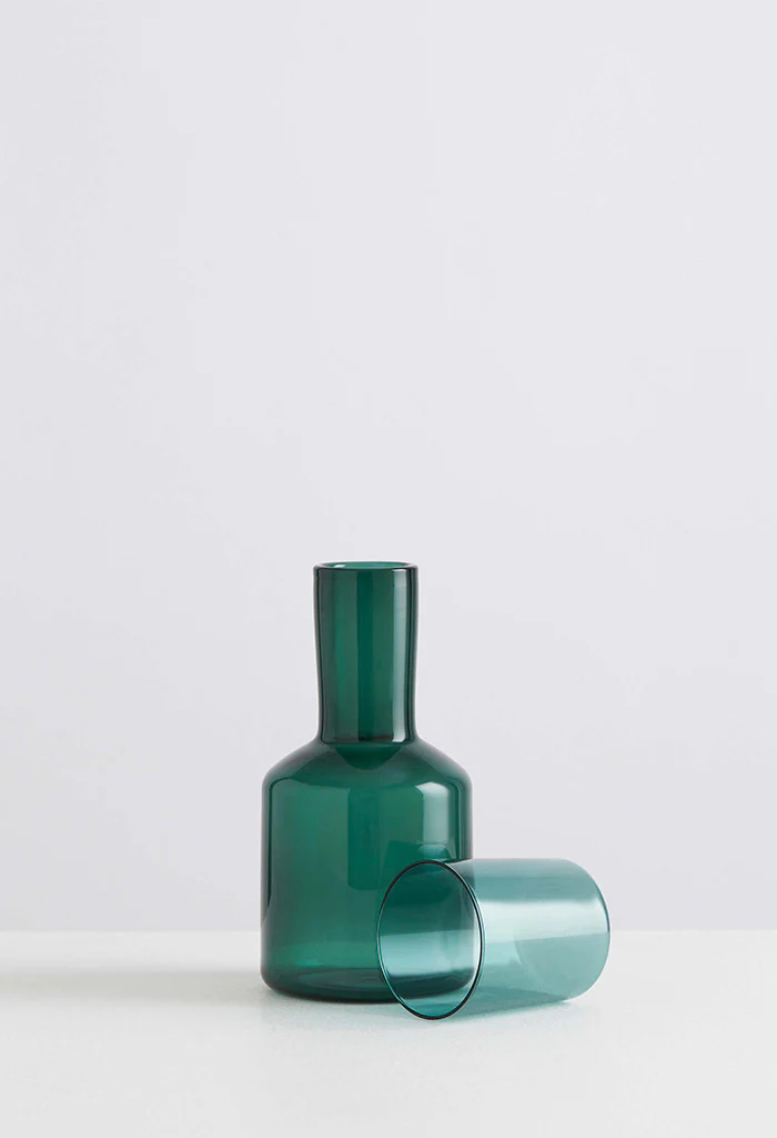 J'ai Soif Carafe & Glass - Teal - Image 2