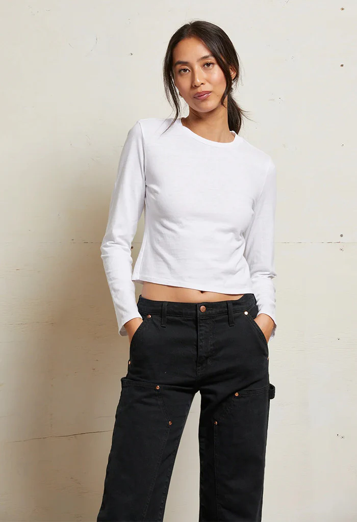 Jamie Long Sleeve - White - Image 2