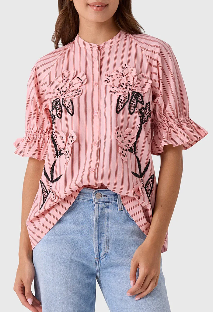 Jeez Blouse - Faded Plum - Image 3