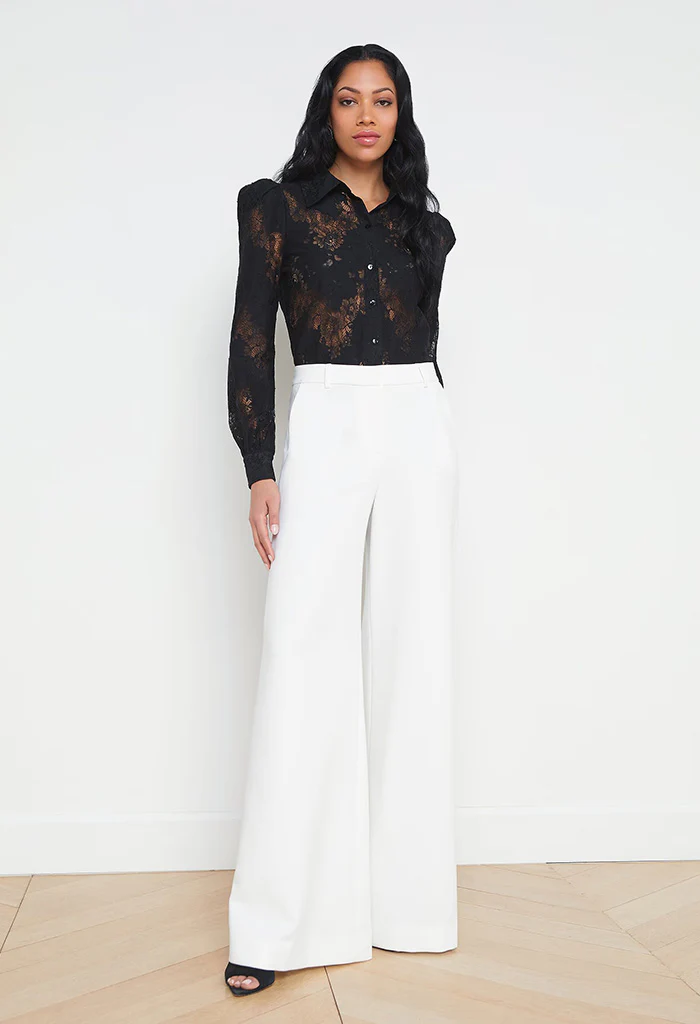 Jenica Lace Blouse - Black - Image 3