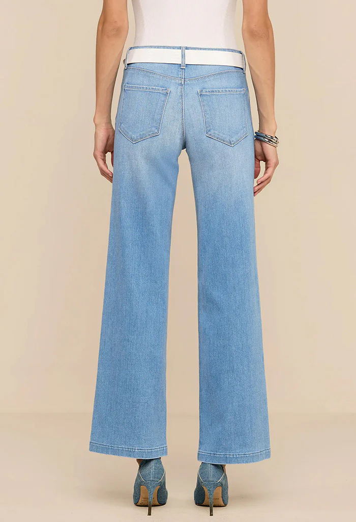 Joanne Low-Rise Wide-Leg Jean - Pacific - Image 6