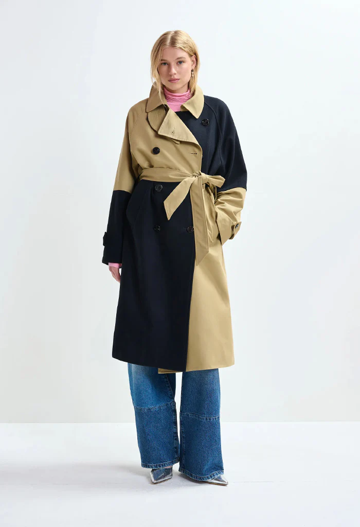 Just Patchwork Trench coat - Image 2