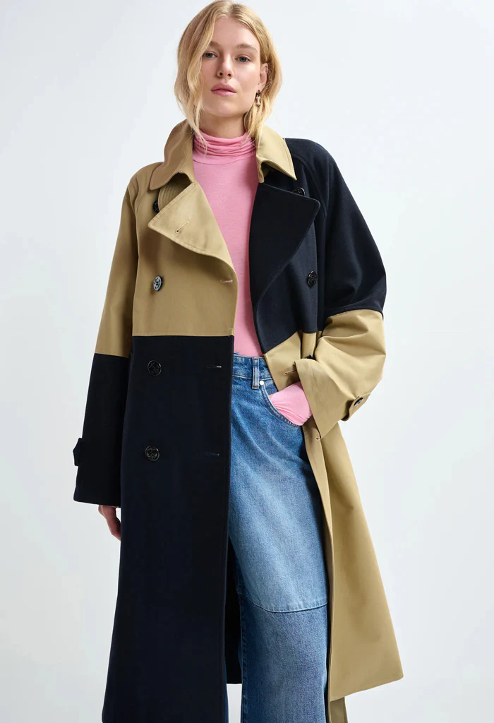 Just Patchwork Trench coat - Image 3