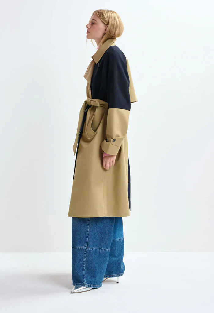 Just Patchwork Trench coat - Image 6