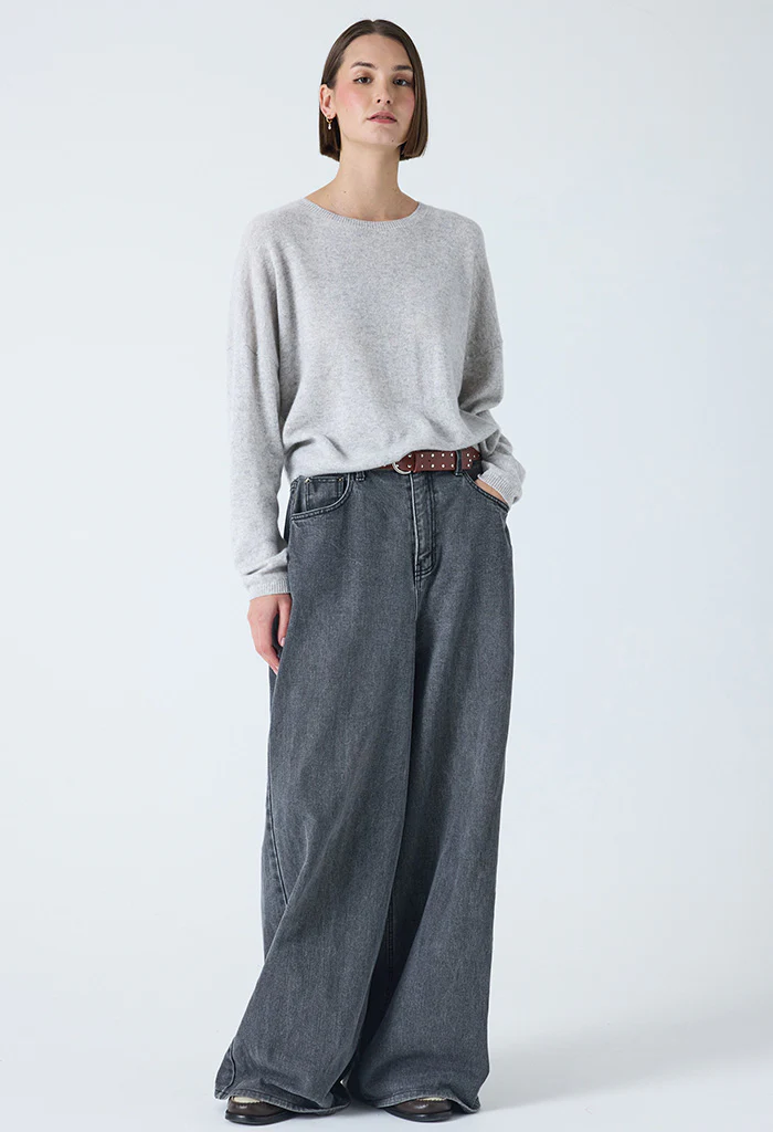 Kaira sweater - Light Heather Grey - Image 3