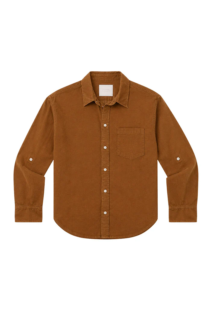 Kayla Corduroy Shirt - Manuka