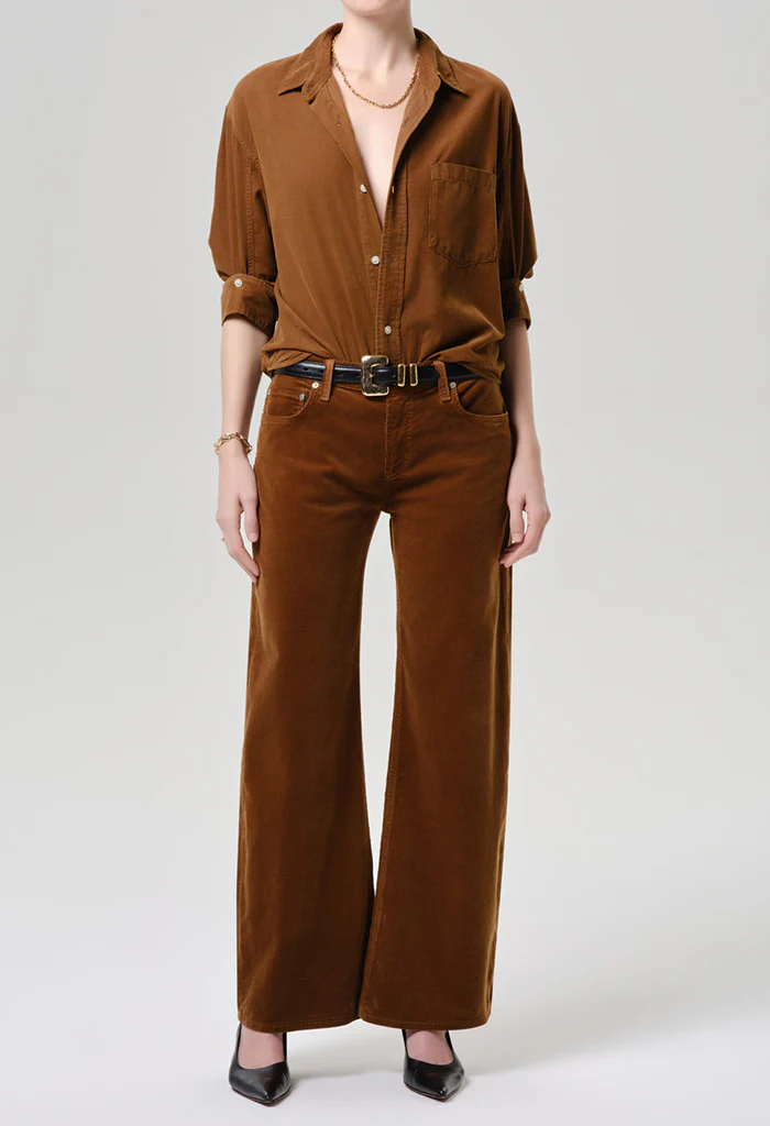 Kayla Corduroy Shirt - Manuka - Image 3