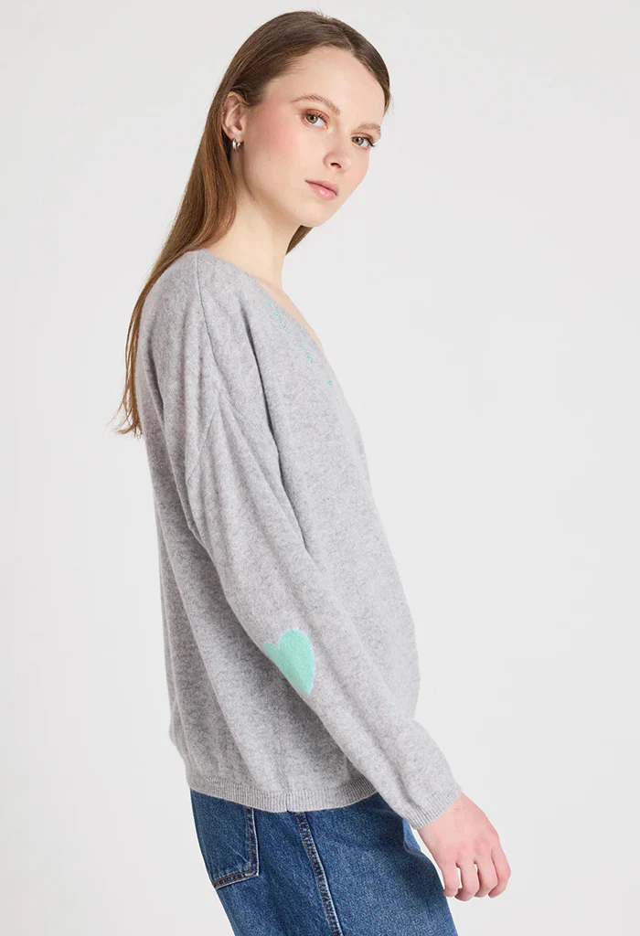Kennedy Top - Light Heather Grey - Image 6