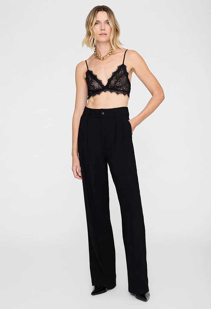 Lace Bra With Trim - Black - Image 2