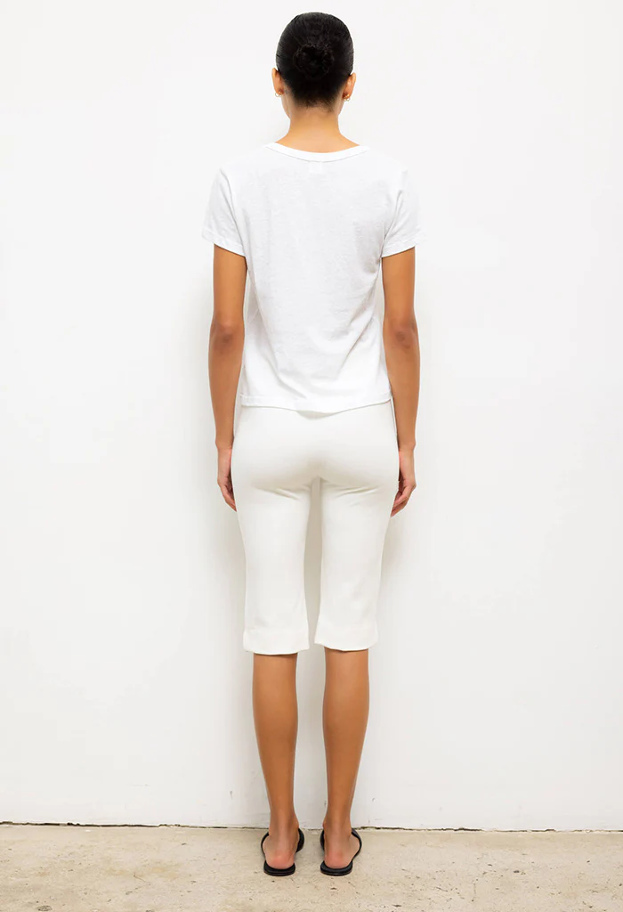 Laura V-Neck Tee - White - Image 8