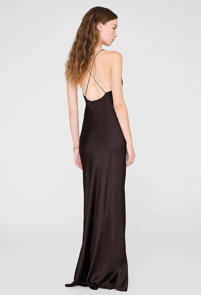 Laurel Dress - Deep Brown - Image 3