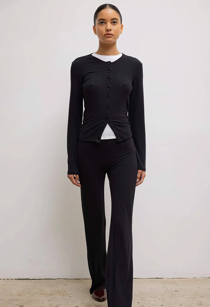 Lauren Classic Cardigan - Black - Image 4