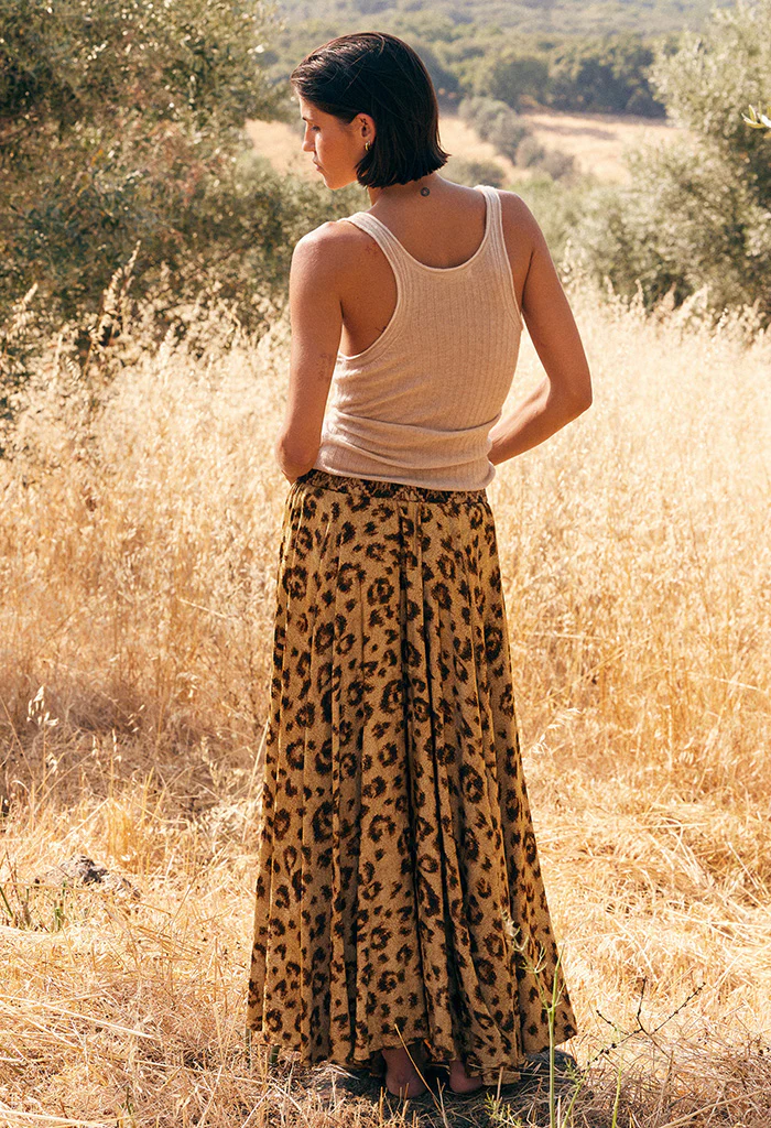 Lino Skirt - Beige - Image 6