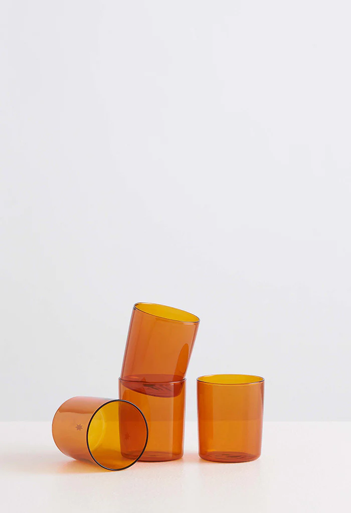 Classic Gobelets Set of 4 (Large) -  Amber - Image 4