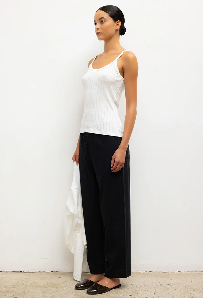 Margo Tapered Pocket Pant - Black - Image 4
