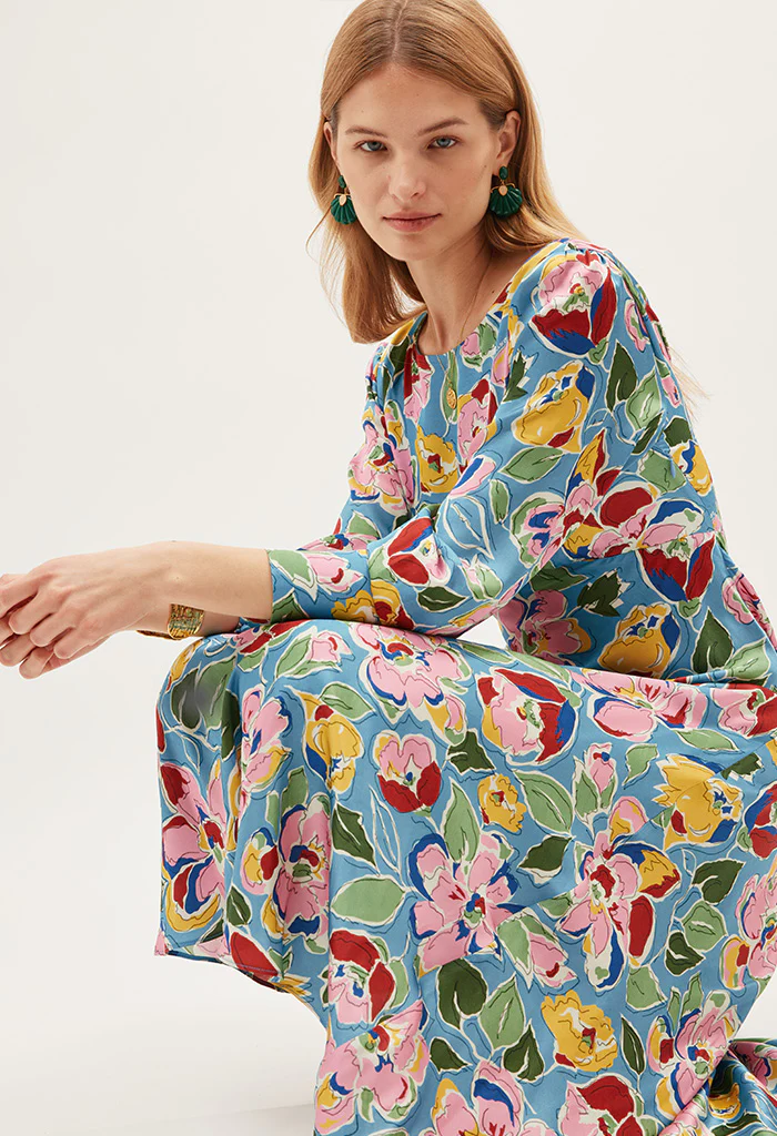 Marni Dress - Jeannie Bloom Sky - Image 3