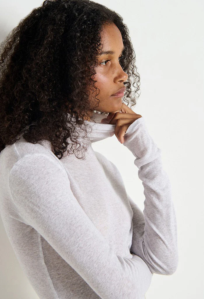 Massachusetts Turtleneck - Heather Grey - Image 5