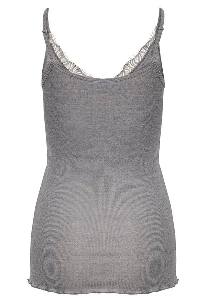 Maya Strap Top - Mist Grey Melenge - Image 6