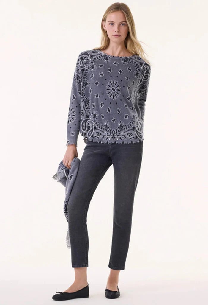 Mela Bandana Bico Sweater - Anthra Noir - Image 3