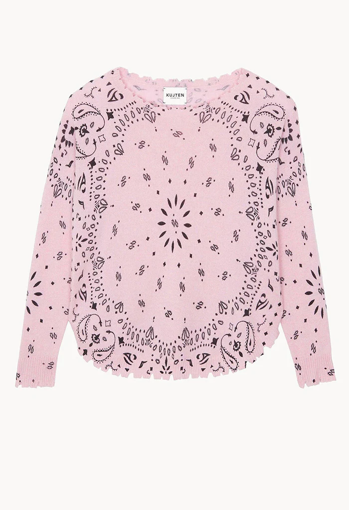 Mela Bandana Sweater - Milano Blush - Image 3