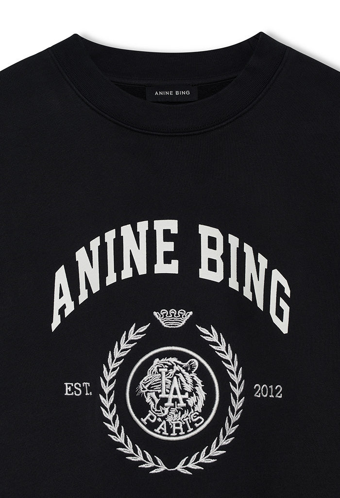 Miles Sweatshirt Collegiate - Vintage Black - Image 4