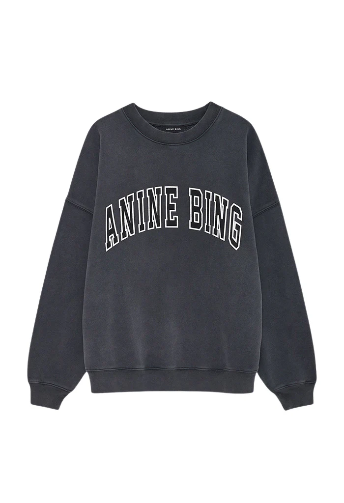 Miles Sweatshirt New Classic - Washed Black