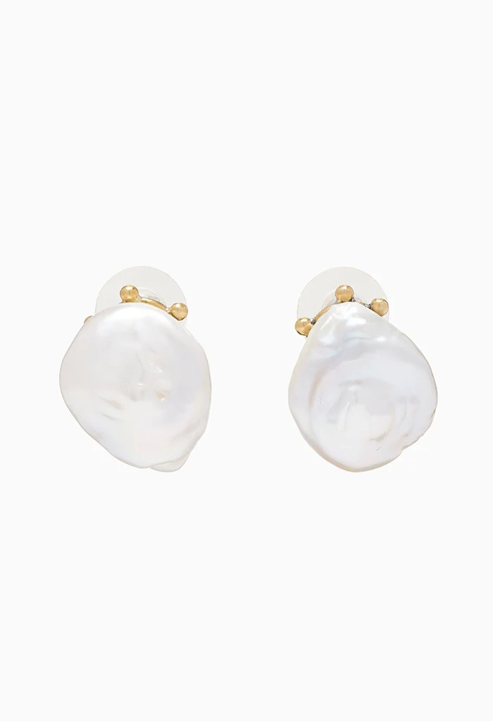 Mini Stone Stud Earrings - Image 3