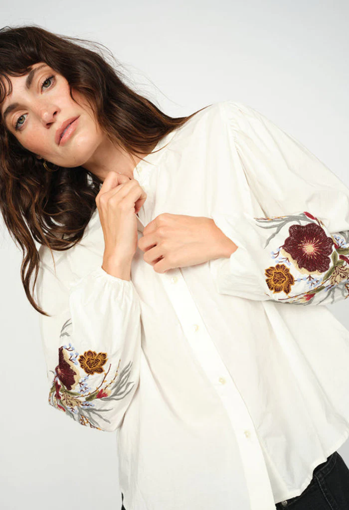 Mysa Popli Shirt - Ecru - Image 4