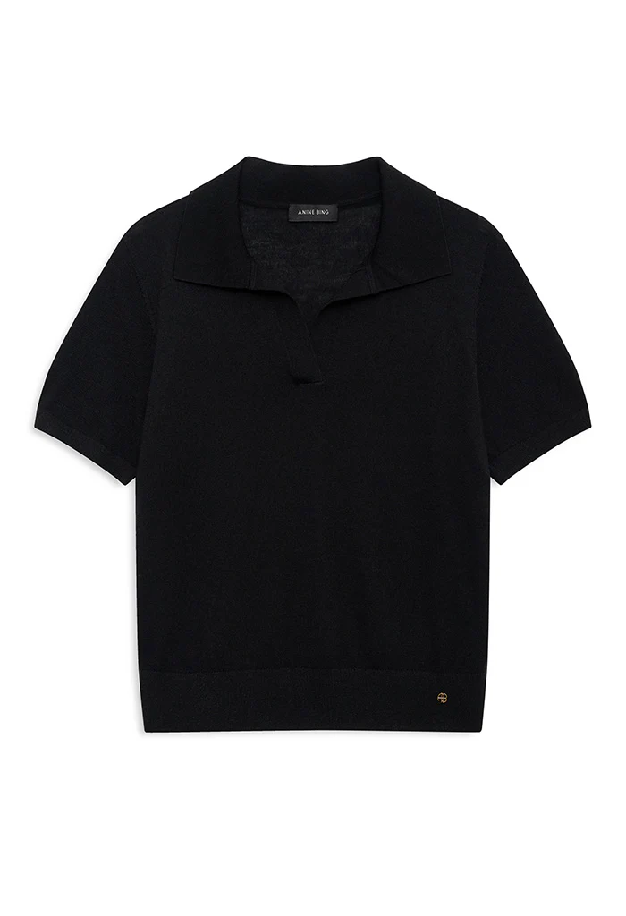 Moni Polo Sweater - Black